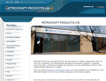 Tablet Screenshot of petrocraft.ab.ca